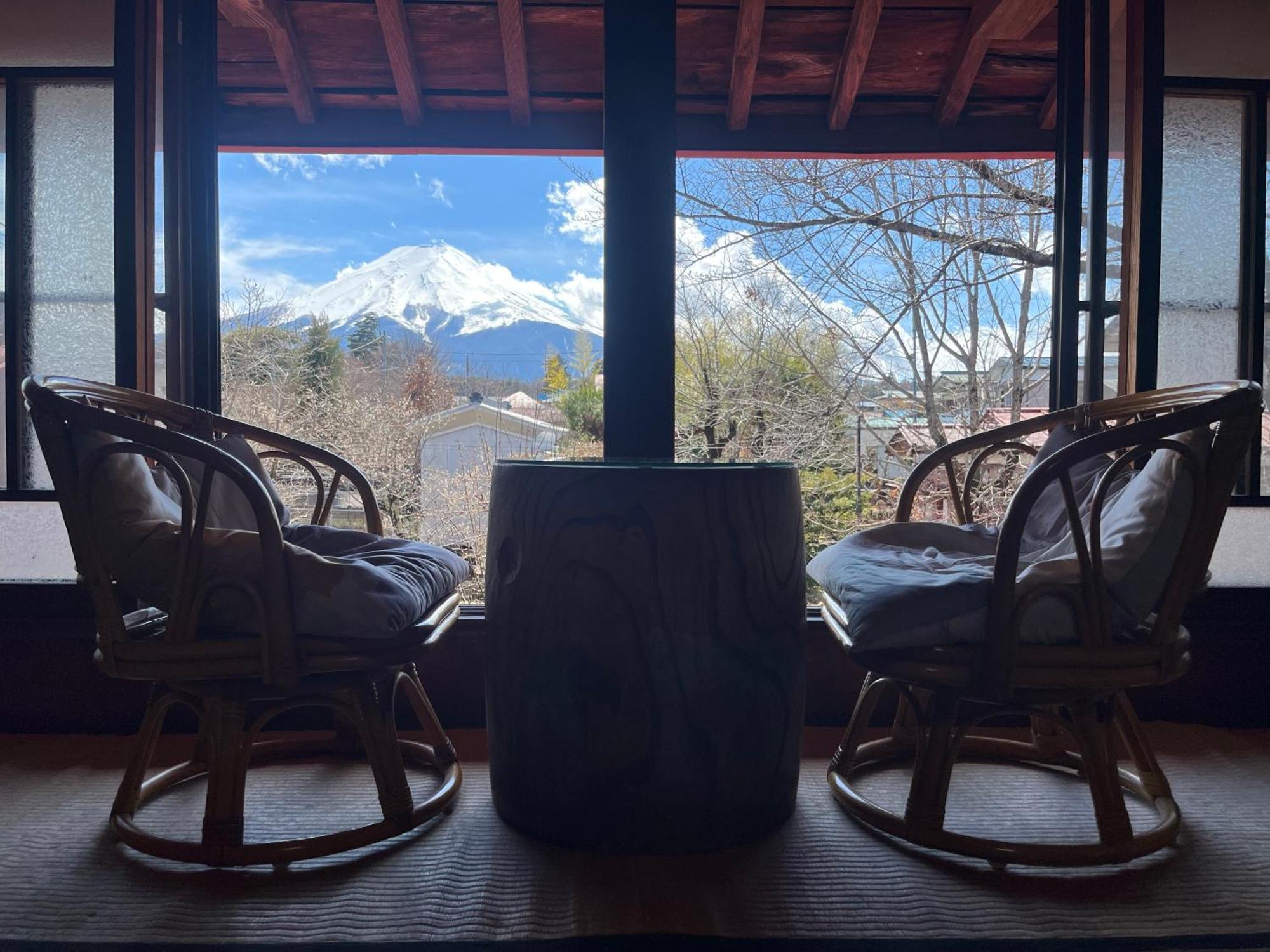 Oshi-Kikuya Mt-Fuji Historic Inn Fujiyoshida Bagian luar foto